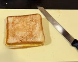甘いホットサンド風ベーコンタマゴサンド作り方10写真