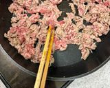 豚コマのにんにく味噌バター炒め作り方1写真