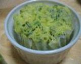 ほうれん草レンジ蒸しパン　ホットケーキミックスバージョン作り方6写真