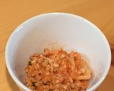 簡単☆食材2つ時短1分♬納豆キムチ作り方2写真