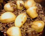 牛肉と里芋の煮物作り方5写真