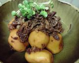 牛肉と里芋の煮物作り方6写真