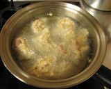 冬の鍋♪鶏のから揚げで作りました♪作り方2写真