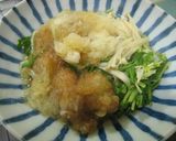 冬の鍋♪鶏のから揚げで作りました♪作り方6写真