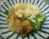冬の鍋♪鶏のから揚げで作りました♪作り方6写真