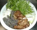鶏肉と水菜の鍋作り方3写真