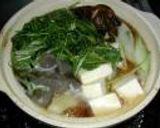 鶏肉と水菜の鍋作り方5写真