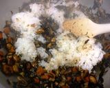 豆まきの福豆で！ひじきの味噌おこわ作り方5写真