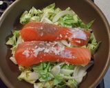 鮭と野菜の塩麹蒸し作り方3写真