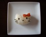 簡単♪キティおにぎり作り方4写真