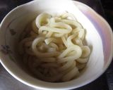 ❄明太子うどん❄作り方1写真