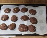 旦那菓子　不細工クルミチョコクッキー作り方7写真