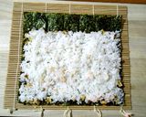 鮭ナッツレタスロール作り方4写真