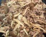 シメジひき肉カレー作り方3写真