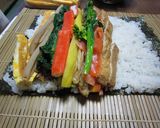 美味しいものいっぱい巻いた♫超太巻き寿司作り方21写真
