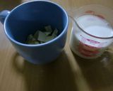 まろやか～✿ホワイトチョコバナナドリンク作り方3写真