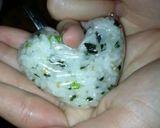 バレンタインに☆ハートちゃんおにぎりv作り方3写真