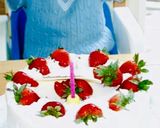アメリカ★簡単★いちごのお誕生日ケーキ♬作り方18写真