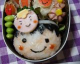 節分に♪鬼のお面のお弁当！！☆キャラ弁☆作り方7写真