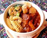 炊飯器で簡単*とろけるビーフシチュー作り方12写真