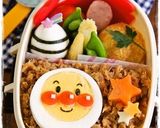 ＊キャラ弁＊ゆでたまごDEアンパンマン★作り方3写真
