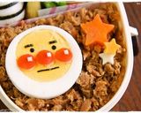 ＊キャラ弁＊ゆでたまごDEアンパンマン★作り方4写真