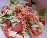 節約！残ったサラダで「サラダ丼♪」作り方1写真