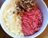 和風 * 味噌ハンバーグ *作り方1写真