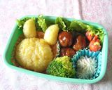 ピカチュウのキャラ弁♪作り方7写真