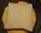 フライパンであまーいたまご焼きトースト。作り方4写真