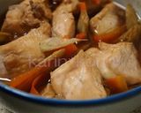 簡単＊レンジで鶏とごぼうの酸っぱ煮作り方5写真