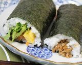恵方巻き(うなぎ巻き、納豆巻き)作り方7写真