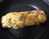あみえびとちくわのタマゴ巻き作り方3写真