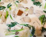 牡蠣のクリームパスタ　パリパリチーズ乗せ作り方6写真