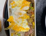 レンジ簡単梅油淋鶏味オムライス弁当作り方12写真