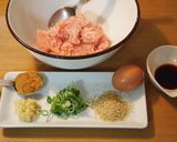 *わが家のお鍋の具　鳥だんご*作り方1写真