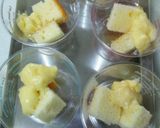 ☆あまったスポンジでトライフル作り方1写真