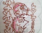 似顔絵チョコ★バレンタインに作り方5写真