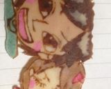 似顔絵チョコ★バレンタインに作り方6写真