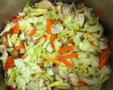 白菜と鶏肉のカレーライス作り方3写真