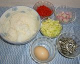 パパのちりめんチャーハン作り方1写真