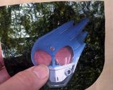 簡単キャラ弁☆仮面ライダーメテオ海苔弁作り方2写真