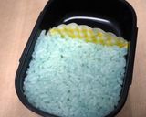 簡単キャラ弁☆仮面ライダーメテオ海苔弁作り方1写真
