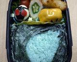 簡単キャラ弁☆仮面ライダーメテオ海苔弁作り方6写真