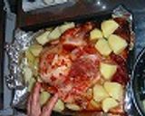 簡単なのにゴージャズ★鶏の丸焼き作り方5写真