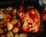 簡単なのにゴージャズ★鶏の丸焼き作り方6写真