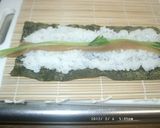 細巻き(かんぴょうと三つ葉)作り方2写真
