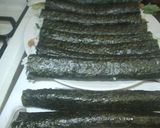 細巻き(かんぴょうと三つ葉)作り方3写真