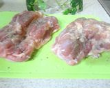 鶏モモ肉のプルーン煮込み♪作り方1写真