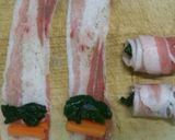 豚肉の野菜巻き照り焼き作り方3写真